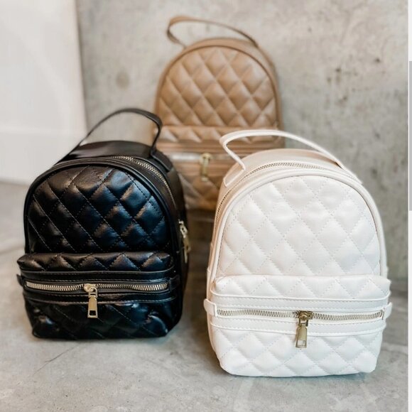 NASH grey ivory jody mini backpack - Picture 3 of 3